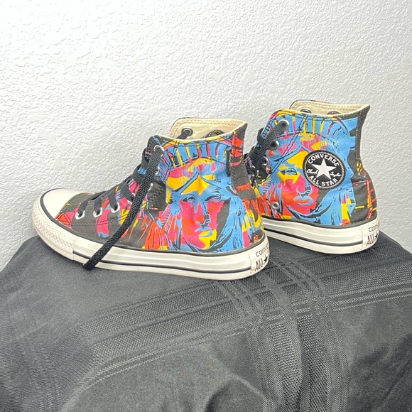 Andy Warhol X Converse Chuck Taylor All Star Hi Sneaker Sz Men’s 4 Wo’s 6 - Picture 4 of 9